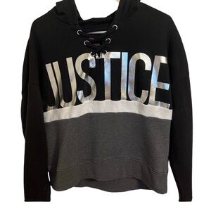 Justice Hooded Sweatshirt  size 18/20